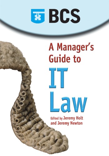 A Manager's Guide to IT Law