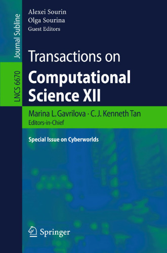 Transactions on Computational Science XII: Special Issue on Cyberworlds