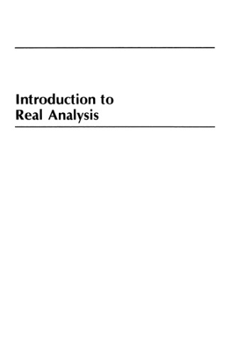 Introduction to Real Analysis