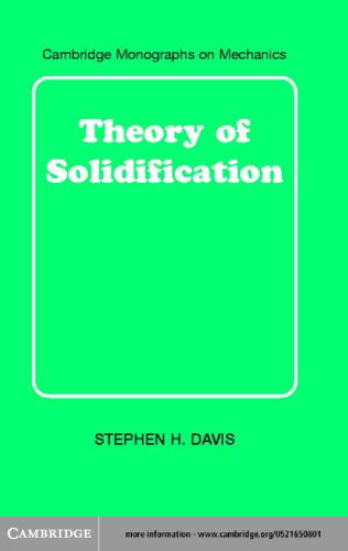 Theory of solidification