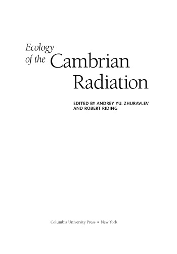 The Ecology of the Cambrian Radiation