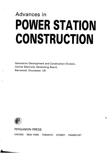 Advances in Power Station Construction