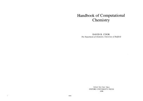 Handbook of Computational Quantum Chemistry