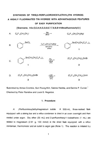 Organic Synthesis