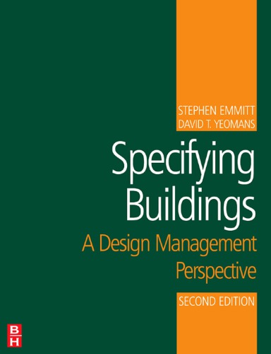 Specifying buildings : a design manangement perspective