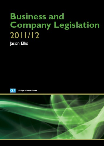 Business and company legislation. [2011/2012]