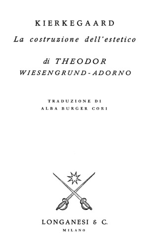 Kierkegaard. La costruzione dell'estetico