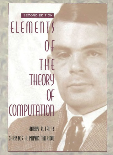 Elements of the theory of computation