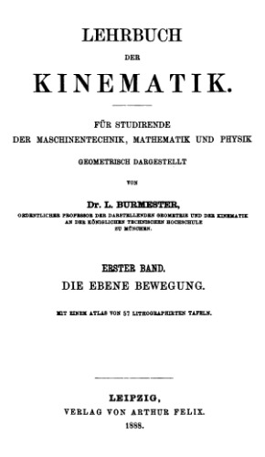 Lehrbuch der Kinematik