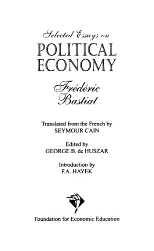 Selected Essays in Political Economy