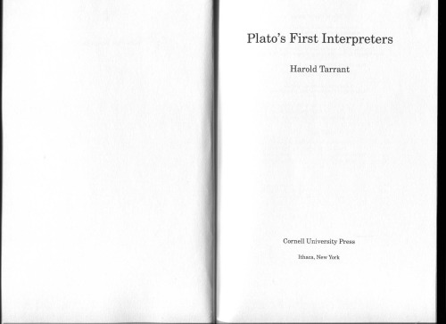 Plato's First Interpreters