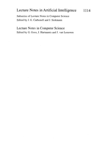 PRICAI'96: Topics in Artificial Intelligence: 4th Pacific Rim International Conference on Artificial Intelligence Cairns, Australia, August 26–30, 1996 Proceedings