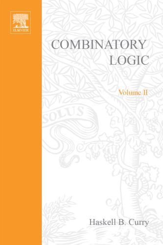 Combinatory logic. / Volume II