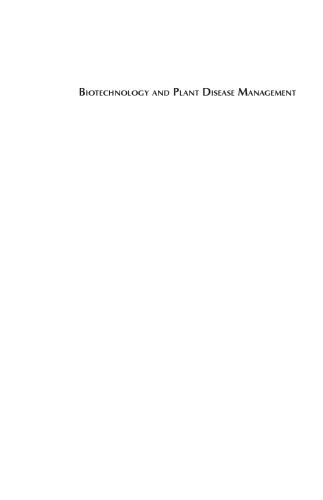 Biotechnology and Plant Disease Management