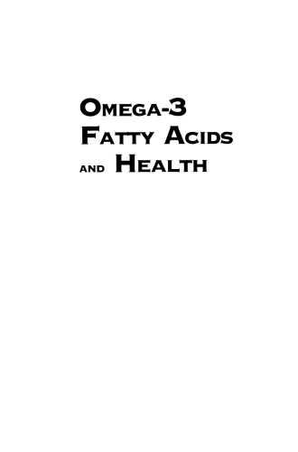 Omega-3 fatty acids and health