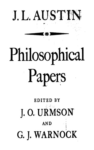 Philosophical papers