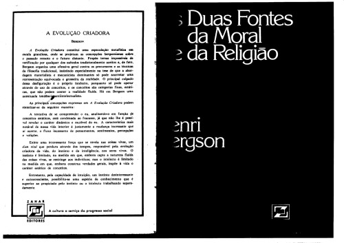 As Duas fontes da moral e da Religião