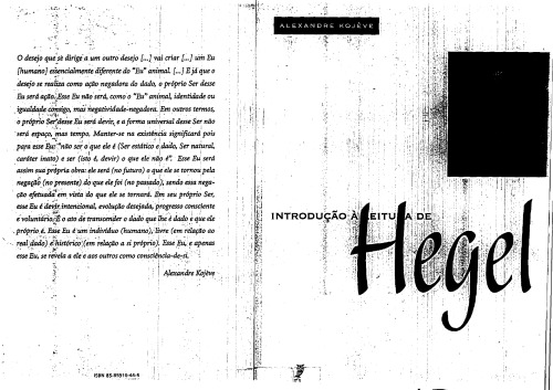 Introdução à leitura de Hegel