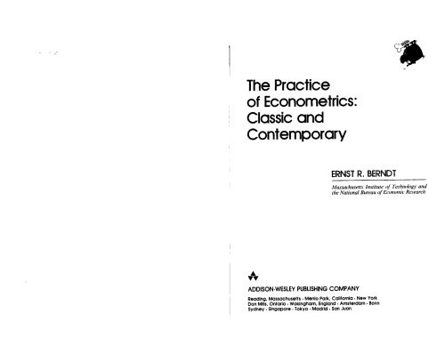 The Practice of Econometrics: Classic and Contemporary