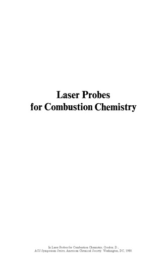 Laser Probes for Combustion Chemistry