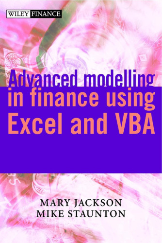 Advanced modelling in finance using Excel and VBA