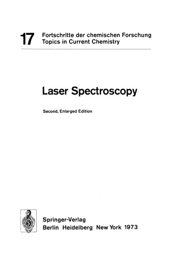 Laser Spectroscopy