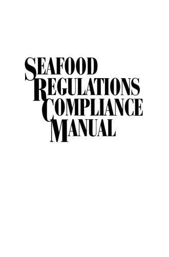 Seafood Regulations Compliance Manual