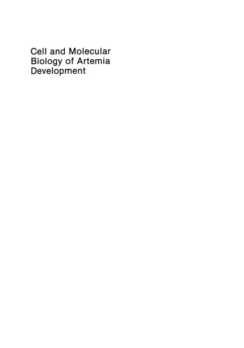 Cell and Molecular Biology of Artemia Development