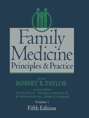 Family Medicine: Principles and Practice