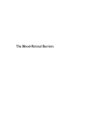 The Blood-Retinal Barriers