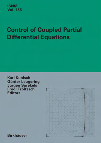 Control of Coupled Partial Differential Equations