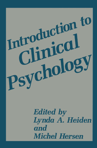 Introduction to Clinical Psychology