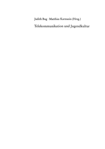 Telekommunikation und Jugendkultur: Eine Einführung