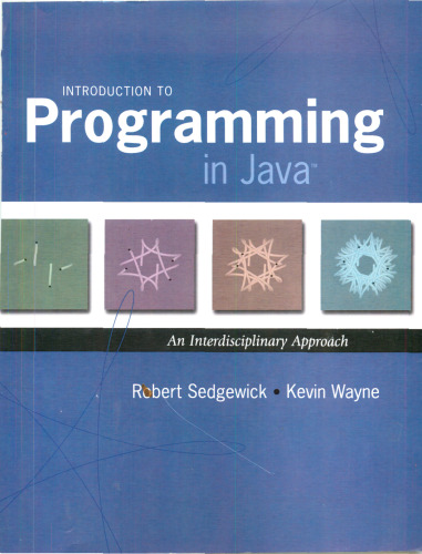 Introduction to Programming in Java: An Interdisciplinary Approach