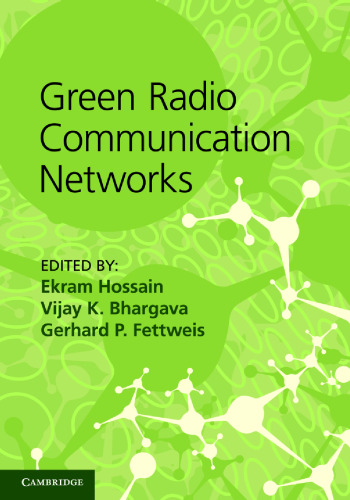 Green Radio Communication Networks