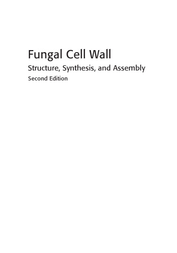 Fungal cell wall : structure, synthesis, and assembly