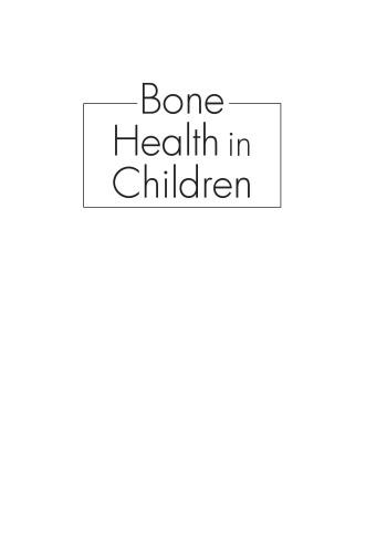 Bone health in children