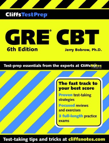 CliffsTestPrep GRE CBT