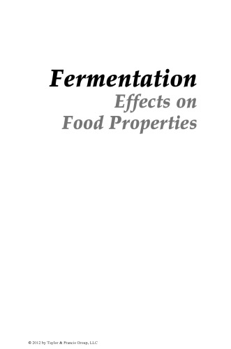 Fermentation : effects on food properties