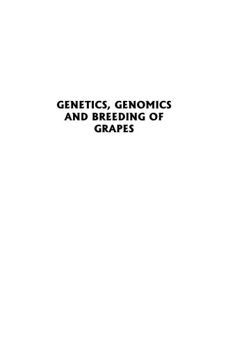 Genetics, genomics and breeding of grapes