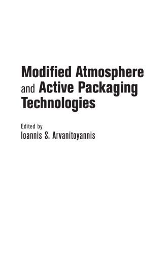 Modified atmosphere and active packaging technologies