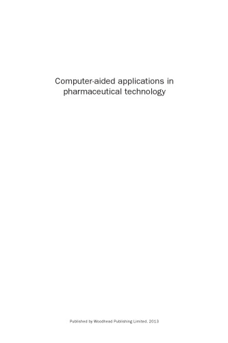 Computer-aided applications in pharmaceutical technology