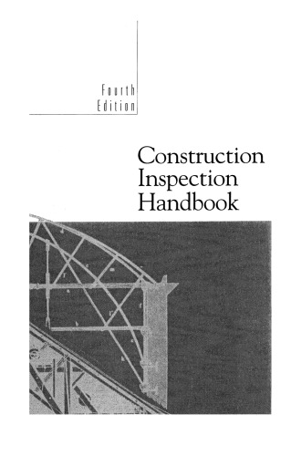 Construction Inspection Handbook: Total Quality Management