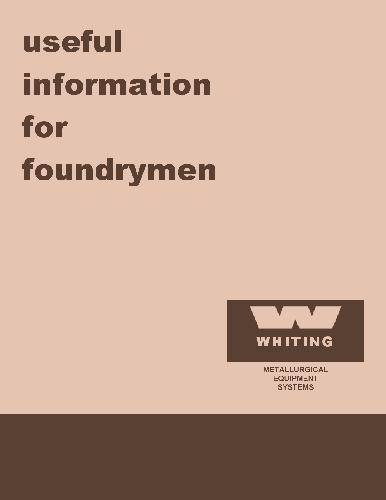 Useful information for foundrymen