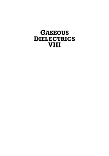 Gaseous Dielectrics VIII