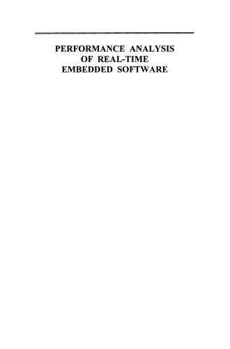 Performance Analysis of Real-Time Embedded Software