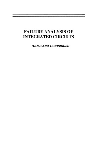 Failure Analysis of Integrated Circuits: Tools and Techniques