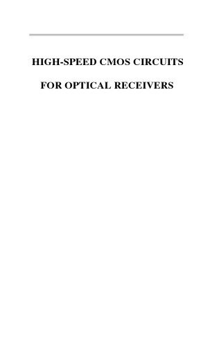 High-speed CMOS Circuits for Optical Receivers