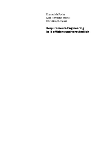 Requirements-Engineering in IT effizient und verständlich