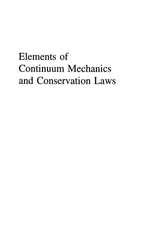 Elements of Continuum Mechanics and Conservation Laws